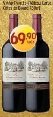 Supermercados Guanabara Vinho francês château caruel côtes de beurg oferta