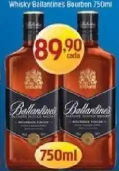 Supermercados Guanabara Whisky ballantines bourbon oferta