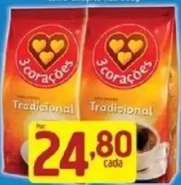 Supermercados Guanabara 3 corações tradicional oferta