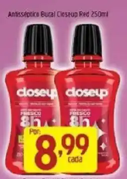 Supermercados Guanabara Antisséptico Bucal Closeup Red oferta