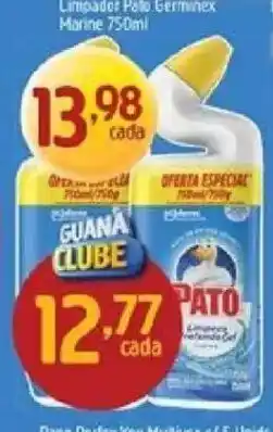 Supermercados Guanabara Limpador Pato Germínx Marine oferta