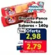 Nagumo Biscoito Panco Recheado Sabores oferta