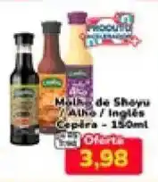 Molho de Shoyu / Alho / Inglês