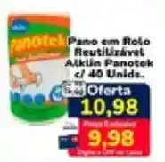 Nagumo Pano em rolo reutilizavel alklin panotek oferta