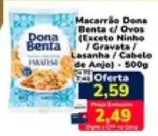 Nagumo Macarrão dona benta c/ ovos oferta