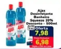 Nagumo Ajax Desinfetante Banheiro Squeeze oferta