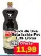 Nagumo Suco de Uva Delta Ischia Pet oferta