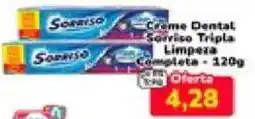 Nagumo Creme Dental Sorriso Tripla Limpeza Completa oferta