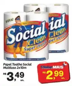 Fort Atacadista Papel toalha social multiuso oferta