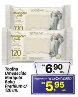 Fort Atacadista Toalha Umedecida Marigold Baby Premium oferta