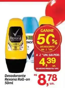 Fort Atacadista Desodorante Rexona Roll-on oferta