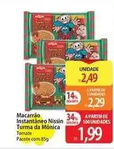 Atacadão Nissin - macarrão instantâneo turma da mônica oferta