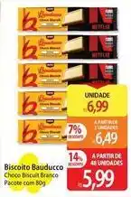 Atacadão Bauducco - biscoito choco biscuit branco oferta