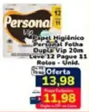 Nagumo Papel Higiênico Personal Folha Dupla Vip oferta