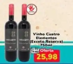 Nagumo Vinho Cuatro Elementos (Exceto Reserva) oferta