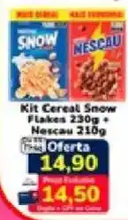Nagumo Kit Cereal Snow Flakes + Nescau oferta
