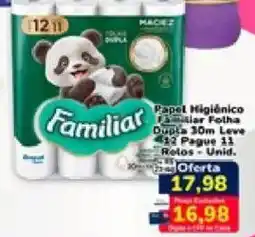 Nagumo Papel Higiênico Familiar Folha Dupla oferta