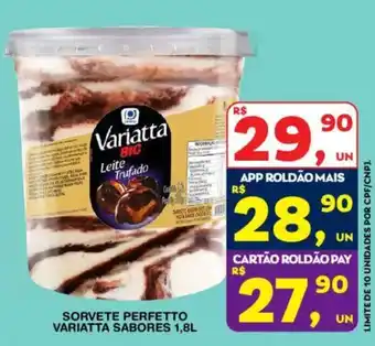 Sorvete perfetto variatta sabores