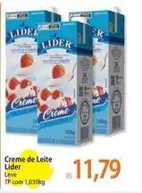 Atacadão Lider - creme de leite oferta
