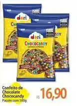 Atacadão Chocolate - confeito de chocolate chococandy oferta