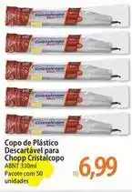 Atacadão De - copo de plástico descartável para chopp cristalcopo oferta