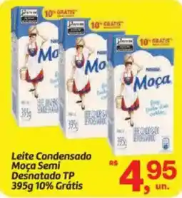 Fort Atacadista Leite Condensado Moça Semi Desnatado TP oferta