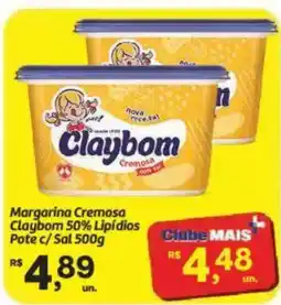 Fort Atacadista Margarina cremosa claybom 50% lipidios oferta