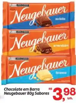Fort Atacadista Chocolate em Barra Neugebauer 80g Sabores oferta