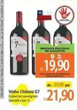 Atacadão Off - vinho chileno g7 oferta