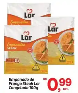 Fort Atacadista Empanado de Frango Steak Lar oferta