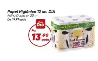 Dia - papel higiênico 12 un