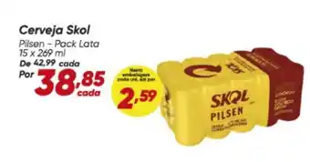 Dia Skol - cerveja oferta