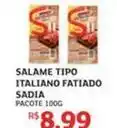 Assaí Atacadista Sadia - salame tipo italiano fatiado oferta