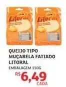 Assaí Atacadista Litoral - queijo tipo muçarela fatiado oferta