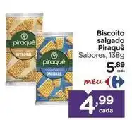 Carrefour Piraquê - biscoito salgado oferta