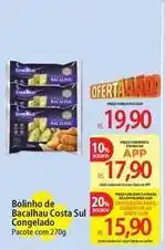 Atacadão Costa sul - bolinho de bacalhau oferta