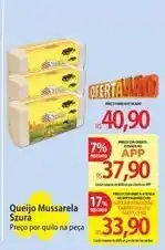 Atacadão Szura - queijo mussarela oferta