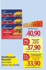 Atacadão Rezende - hamburguer oferta