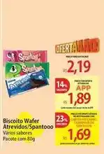 Atacadão Sabores - biscoito wafer atrevidos/spantooso oferta