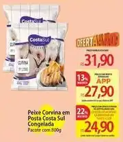 Atacadão Costa sul - peixe corvina em posta congelada oferta