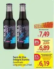 Atacadão Aurora - suco de uva integral oferta