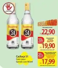 Atacadão 51 - cachaca oferta