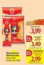 Atacadão Galo - macarrão de semola oferta