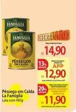 Atacadão Da familia - pêssego em calda oferta