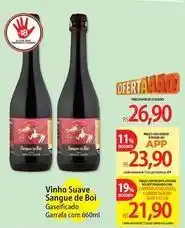 Atacadão Sangue de boi - vinho suave oferta