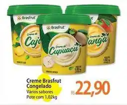 Atacadão Brasfrut - creme brasfrut congelado oferta