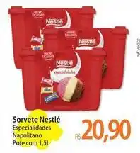Atacadão Nestlé - sorvete especialidades napolitano pote oferta