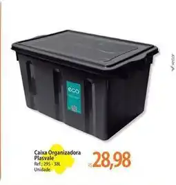 Atacadão Plasvale - caixa organizadora oferta