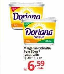 Althoff Supermercados Margarina Doriana Pote Exceto Light oferta