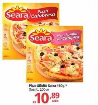 Althoff Supermercados Pizza Seara Caixa oferta